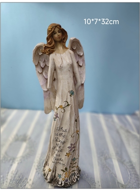 花仙书房摆件外贸树脂装饰田园