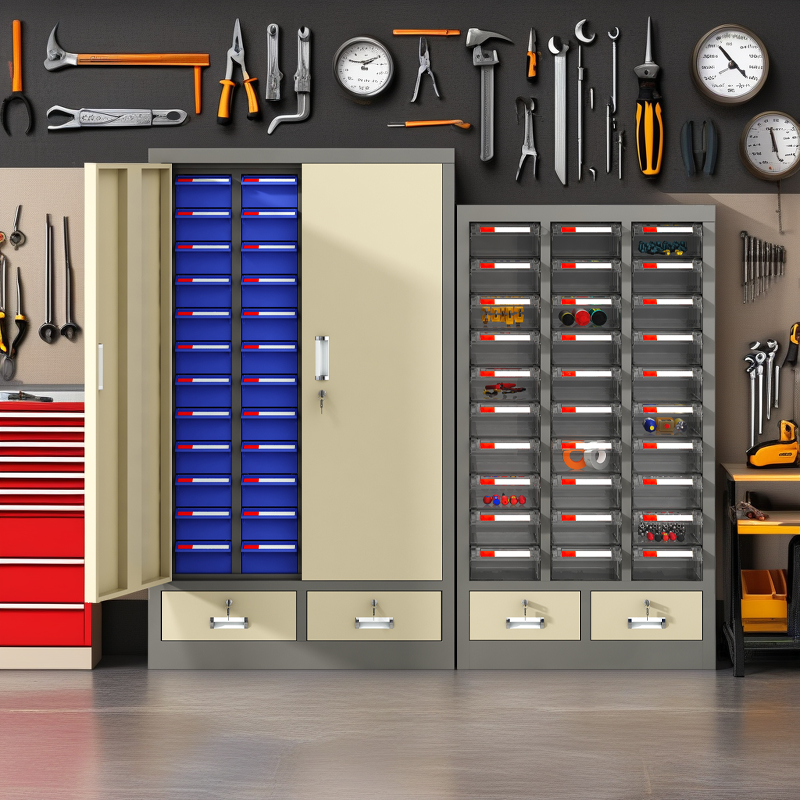 抽屉式零件盒分隔箱多层分类工具电子元器件塑料收纳盒五金整理柜