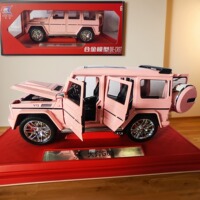 车致1:24合金大奔驰G63模型车声音灯光回力功能儿童玩具摆件礼物