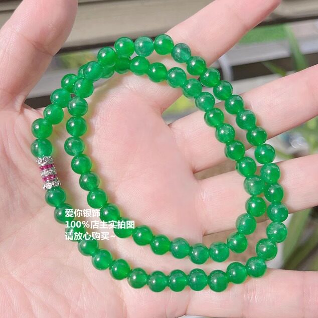 HIGH-END JEWELRY BUCKLE SILVER GOLD-PLATED DIAMOND RUBY CONNECTION BUCKLE DIY ACCESSORIES JADE MILLET BEADS WILD CONNECTION BUCKLE