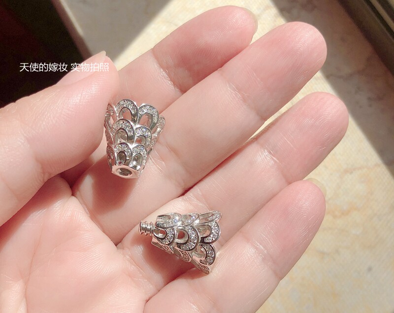 JEWELRY BUCKLE PEARL BUCKLE GOLD-PLATED MICRO SET DIAMOND CONNECTOR DIY ACCESSORIES PEARL WILD CONNECTOR BUCKLE