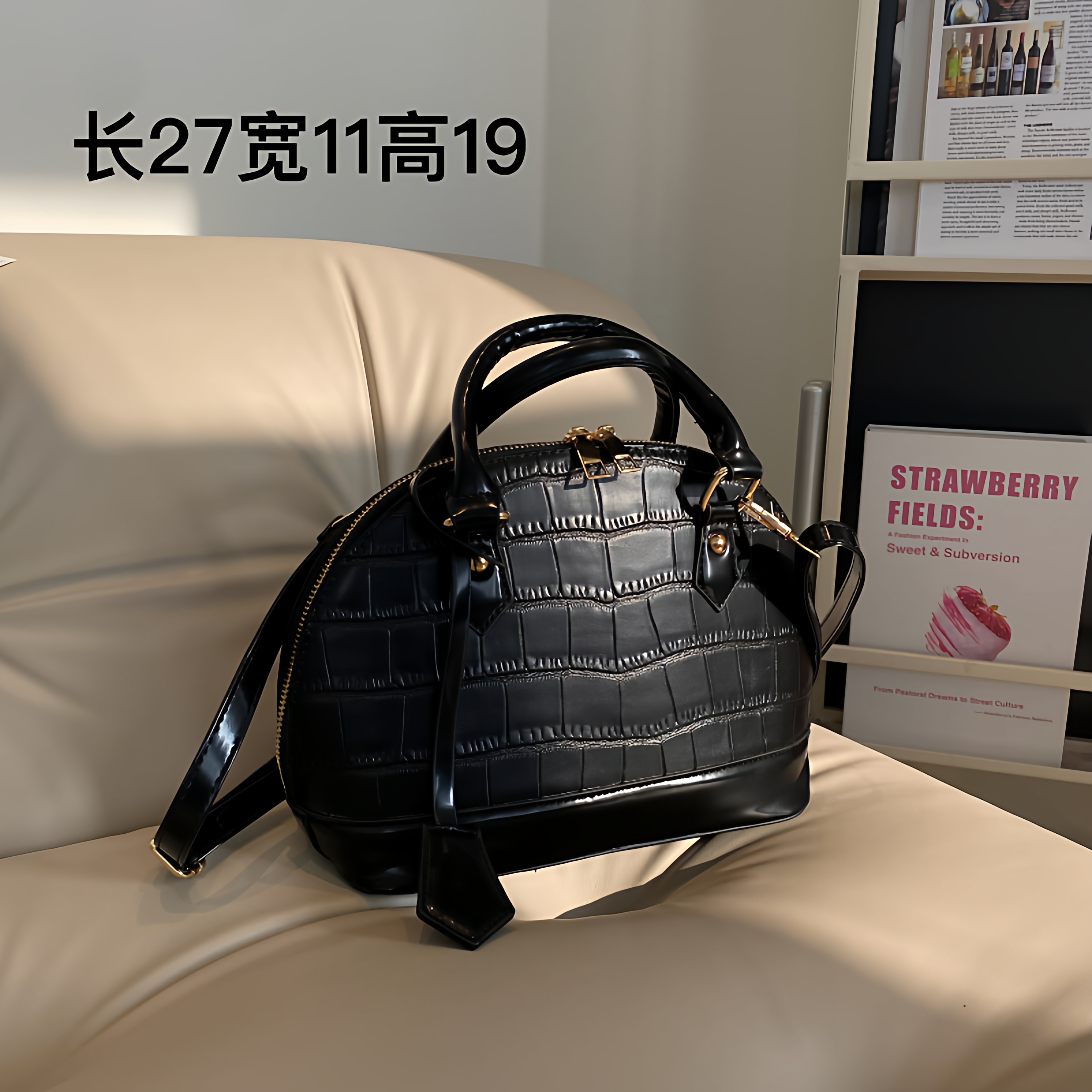 【头层牛皮】真皮女包手提单肩斜挎包贝壳包,箱包皮具/热销女包/男包,通用款女包,淘宝优惠券,粉丝福利购,淘宝优惠卷