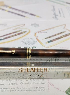 3886 中品级 犀飞利大鉴赏家821玳瑁18K双色鉴赏家尖金笔 S