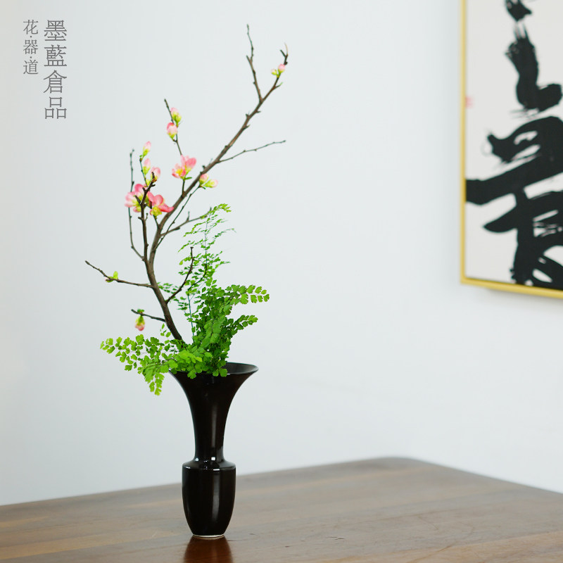 池坊花道生花花器华道插花器皿客厅茶室茶席桌面日式花瓶摆件简约,鲜花速递/花卉仿真/绿植园艺,花瓶,淘宝优惠券,粉丝福利购,淘宝优惠卷