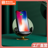 沙发无线充蓝牙音箱时钟低音炮电脑桌面插口闹钟复古小音响