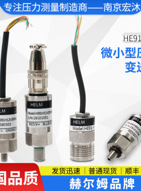 德国汉姆HE91油气胶用4-20mA/0-5V/0.5-4.5V微型压力变送器