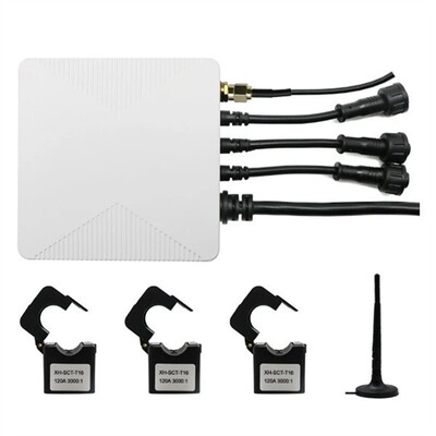 涂鸦WIFI、ZiBee三相电表三相四线电表电磁互感三相电表卡圈