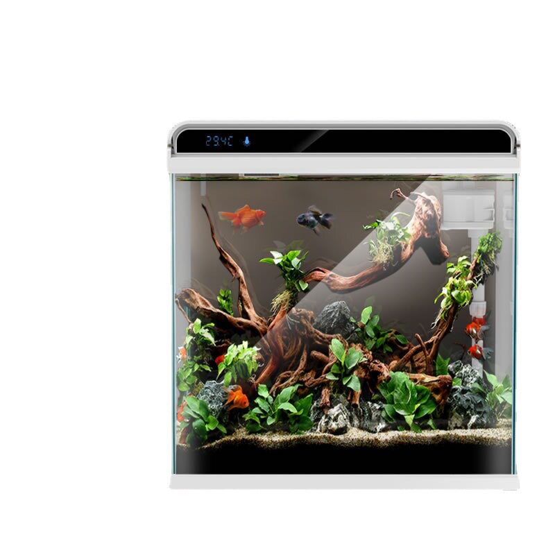 直发鱼缸水族箱乌龟缸金鱼缸创意小型鱼缸HE生态鱼缸桌面