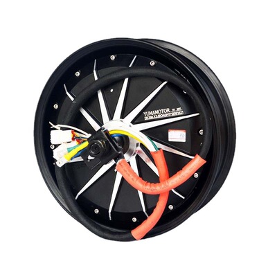 YMMOTOR豫玛电动车电摩72V96V4000W12寸45H大功率电机马达双霍尔