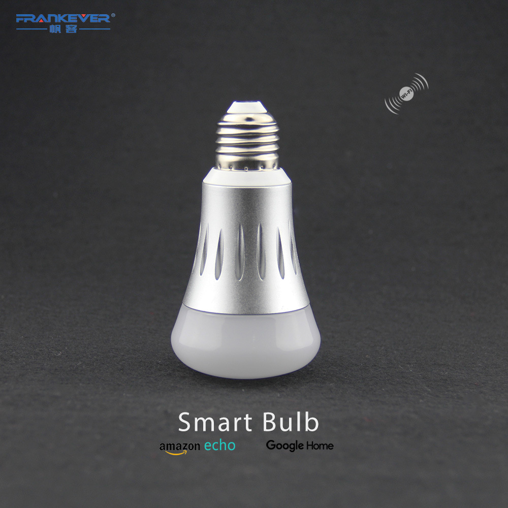 E27智能球泡灯5.5w wifi球泡灯 RGBW智能氛围灯 涂鸦语音控制 家装灯饰光源 其它光源 原图主图