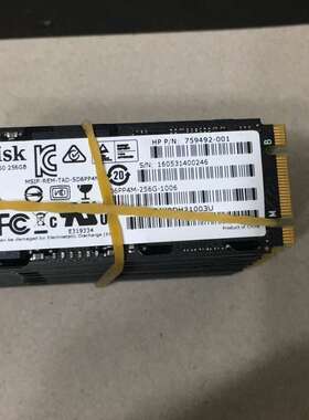 闪迪 A110 128G 256G M2 PCIE SSD 固态硬盘 2260 HP ZBOOK G2