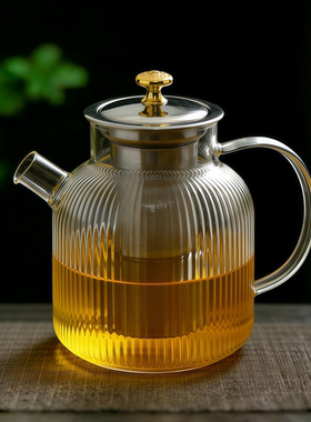 304玻璃明火耐热防爆茶壶套装
