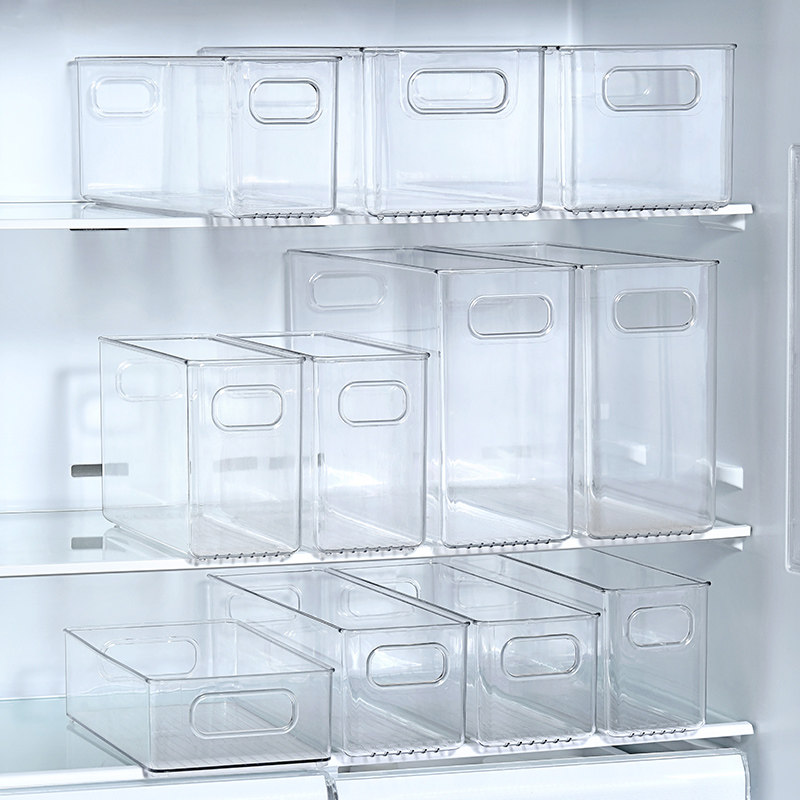 高档透明亚克力桌面零食收纳盒