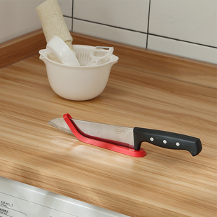 日式陶瓷刀架单款厨师刀简易置物架置地西式切菜刀收纳架子.1298