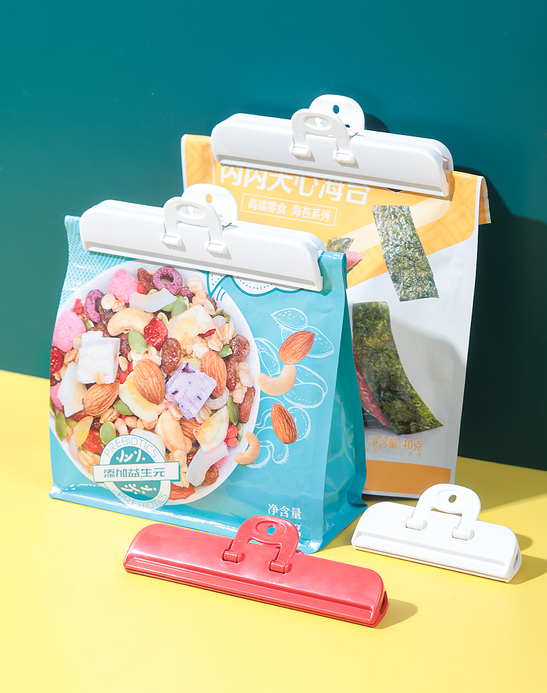 日式密封夹子食品袋子封口夹米木