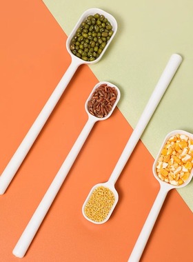 日式复古长柄量勺迷你取物小勺子经典款多用奶粉勺调料勺套装6333