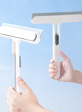 四合一玻璃清洁刷多功能窗户各方位清洁套装短柄洗簌台除污.4438