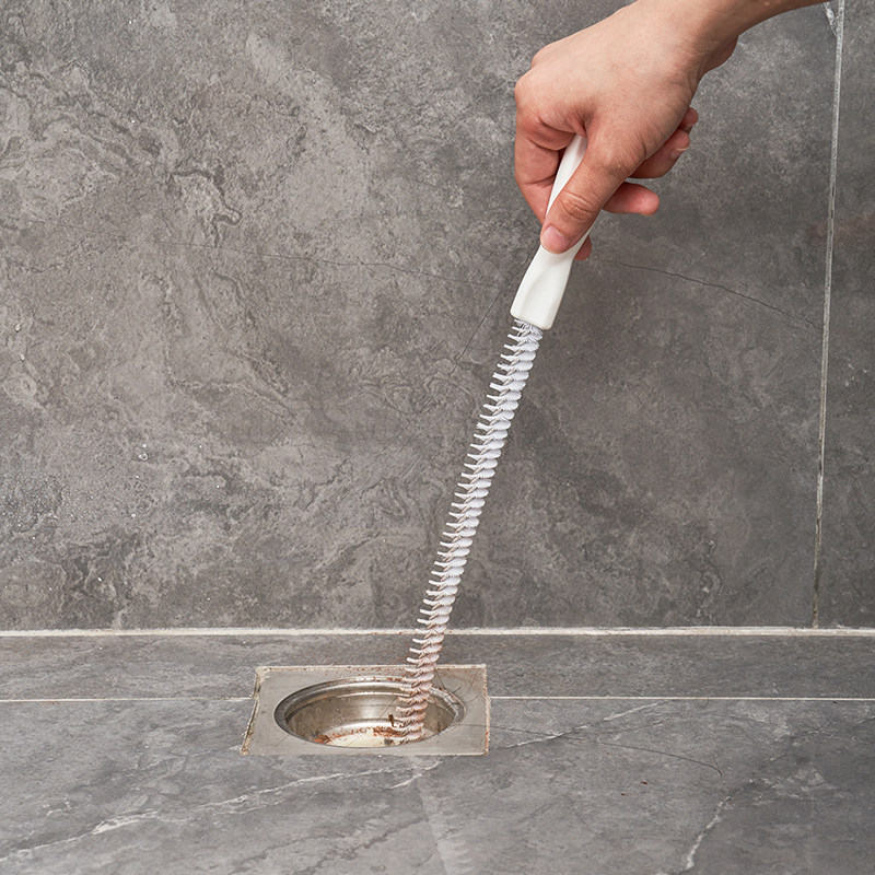 日式洗脸盆疏通器螺旋毛刷疏通棒