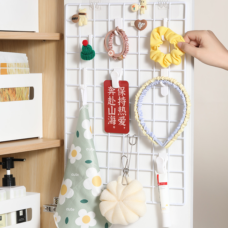 米木柜门内侧壁挂式网片免打孔