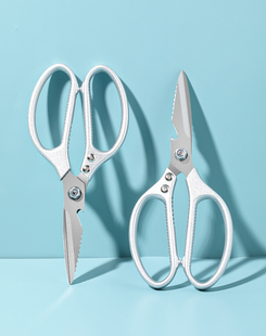 4582.非常强悍加厚剪刀厨房剪刀鸡骨头剪全合金剪刀 家居 米木日式