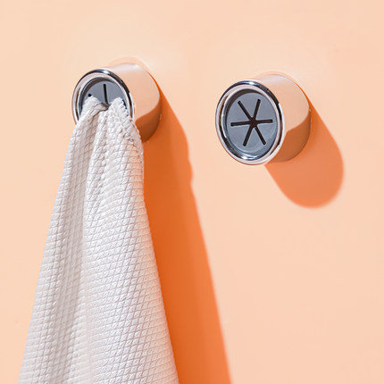 创意抹布夹厨房洗碗布挂壁收纳架抹布贴壁整理神器手套固定夹4007