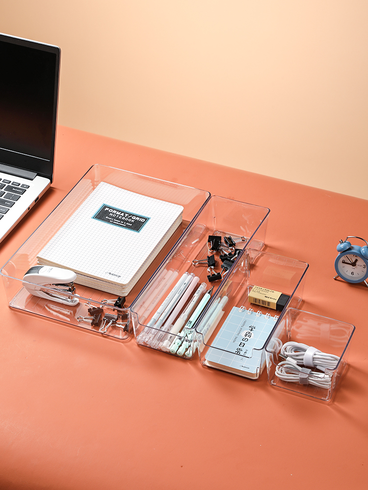 长方形分隔盒厨房橱柜日式米木