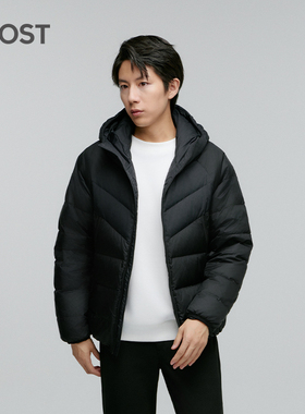 MOST/姆氏德男装冬季新款白鸭绒羽绒服连帽加厚保暖短款C34120002