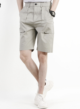 MOST漠士男装夏季新品绿色中短裤韩版休闲裤时尚男士短裤潮