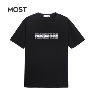 MOST/漠士夏季男士圆领t恤宽松潮流男装 C105106070
