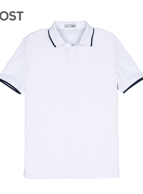 MOST/男装白色POLO衫男短袖商务新款冰舒棉凉感夏翻领C204106045