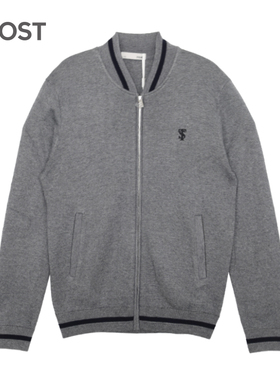 MOST男装春秋毛衫灰色外穿开衫C001122001