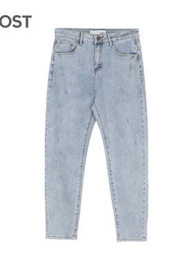 MOST/男装夏季浅蓝色水洗牛仔裤男宽松韩版潮流长裤C201203005