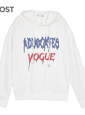 MOST男装白色连帽春秋卫衣C001116006