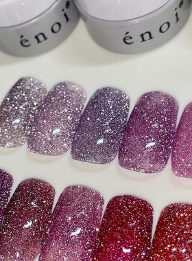 现货日本enoi碎钻胶 低调细腻 变幻多彩 魅力闪耀pInk系列f01-f12