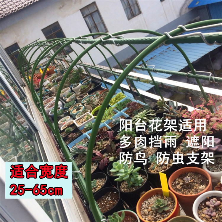 阳台花架多肉挡雨小尺寸大棚温室暖房花卉遮阳遮雨棚防虫防鸟防雨