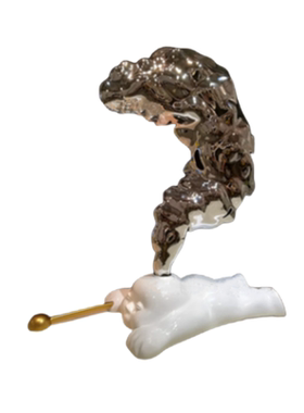 树脂空间美陈轻奢酒店售楼处雕塑