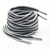 带鞋 运动鞋 带帆布鞋 小白鞋 带 男女学生板鞋 8毫米宽双层黑白条纹鞋