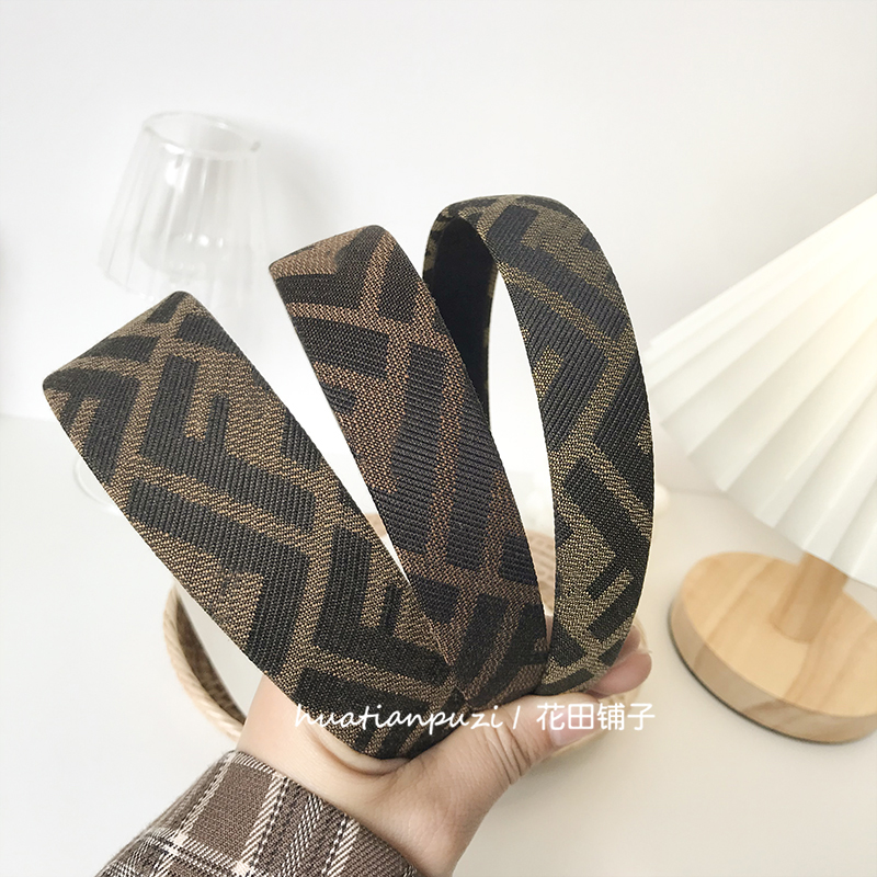 字母发箍网红雪梨复古vintage