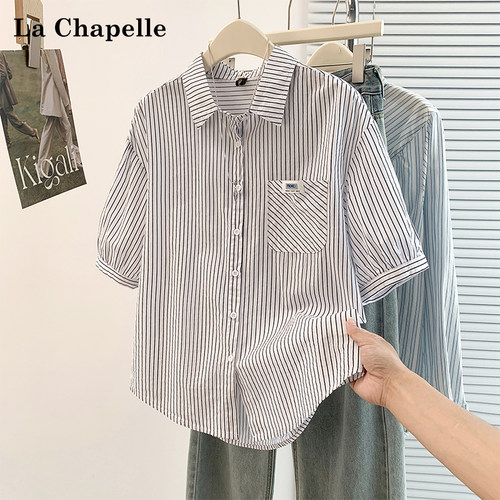 Lachapelle/拉夏贝尔短袖衬衫