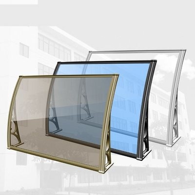 极速遮雨棚露台露天阳光板透明pc耐力板户外雨棚雨罩阳台窗院子棚