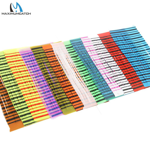 Fly tying silicone legs 硅胶丝 红白蓝吕棕紫多色15cm绑制材料