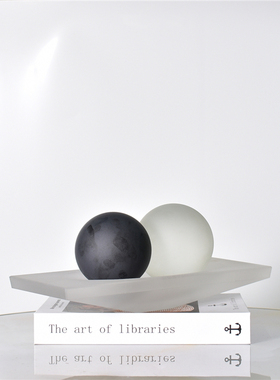 欧式风水晶黑色售楼处软装饰品