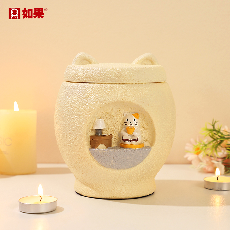永恒之栖宠物骨灰盒猫咪小狗爱宠殡葬盒纪念盒动物树脂怀念保护盒