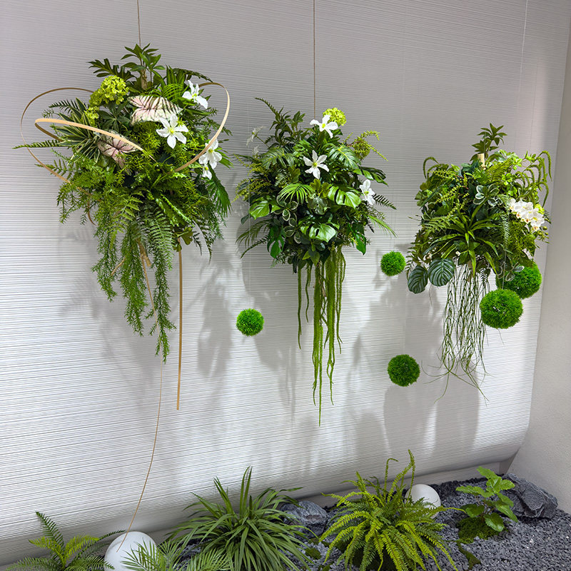 wo+仿真悬挂植物天花板装饰绿植