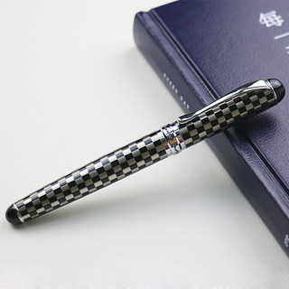 宝珠笔0.7mm商务签字笔金属中性笔办公用碳素水笔刻字高档礼品笔