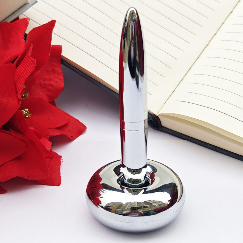 圆珠笔磁悬浮台笔可定制LOGO自立笔摆件金属桌面笔商务高档原子笔,文具电教/文化用品/商务用品,圆珠笔,淘宝优惠券,粉丝福利购,淘宝优惠卷