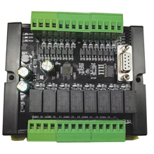 国产PLC工控板可编程控制器仿三菱FX2N-20MR模拟脉冲机块裸板简易