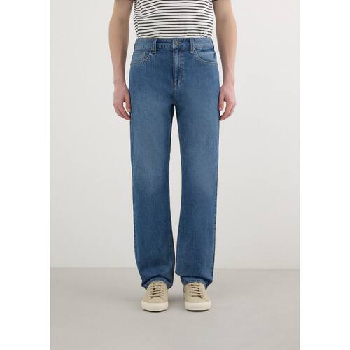 韩国代购GUESS男士2026春低腰直筒深蓝牛仔裤休闲裤裤子MQ2D1082