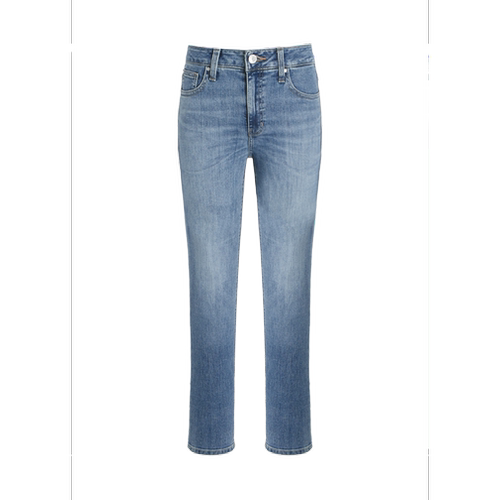 韩国代购GUESS女款瘦身紧身牛仔裤中蓝棉质显瘦裤子YQ1D6053