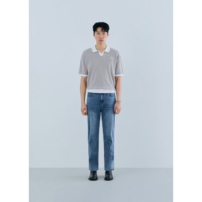 韩国代购GUESS男士常规锥形中蓝牛仔裤低腰裤韩版日常 MQ2D6059